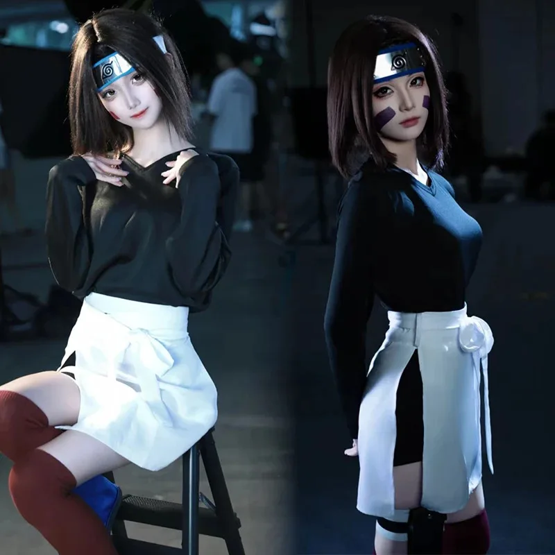 

CyJapanese Ninja Anime Nohara Rin Cosplay Halloween Costumes For Women ACGN Party Festival Performance Clothing Photoshooting