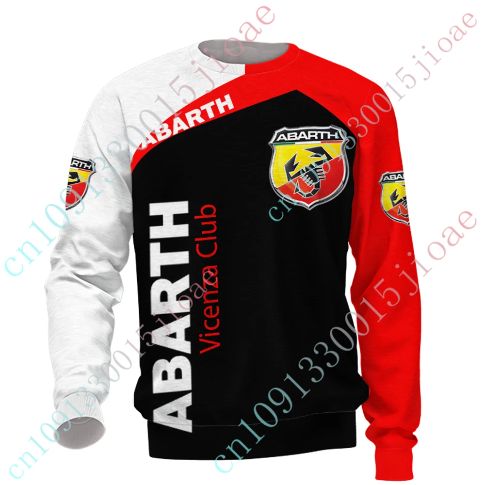 

Abarth T Shirt For Men Women Unisex Clothing Casual Oversized T-shirt Harajuku O Neck Long Sleeve Anime Sweatshirt Custom Logo