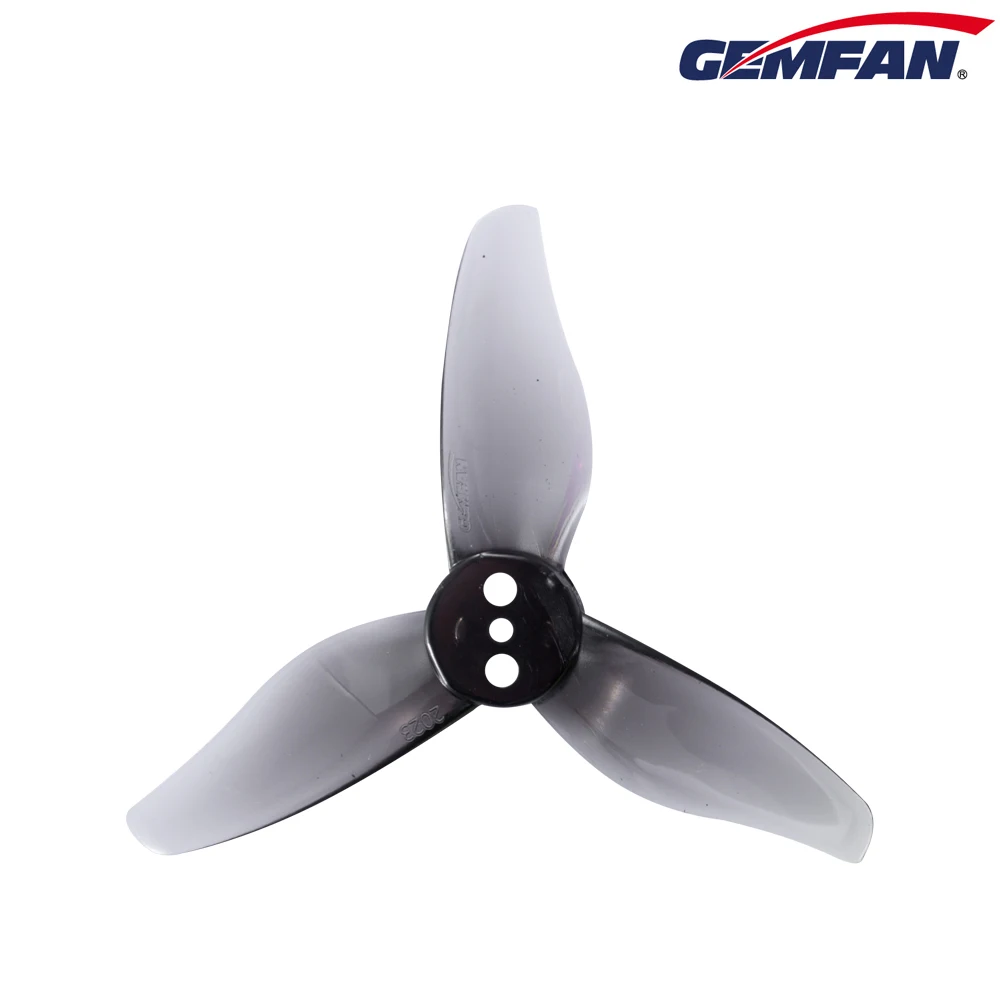 4 أزواج Gemfan إعصار 2023 2X2.3X3 3-Blade مسواك المروحة 1 مللي متر 1.5 مللي متر ل RC FPV سباق حرة 2 بوصة مسواك طائرات بدون طيار