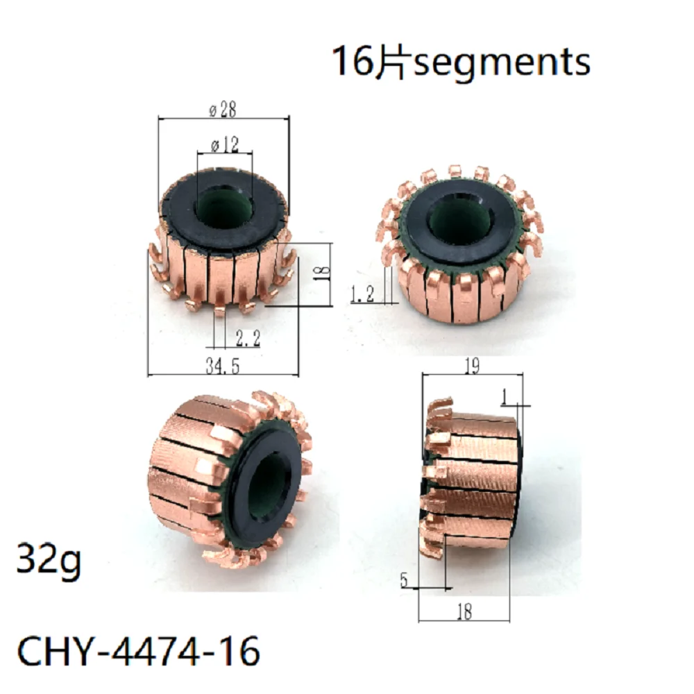 28*12*18*16P Commutator Chy-4474-16