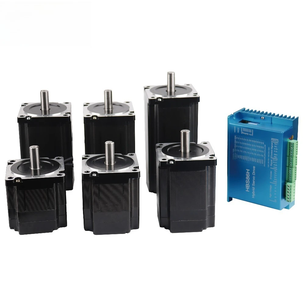 

NEMA 34 Closed Loop Stepper Motor Kit | 8.5Nm - 12Nm CNC 3/4/5 Axis Hybrid Set