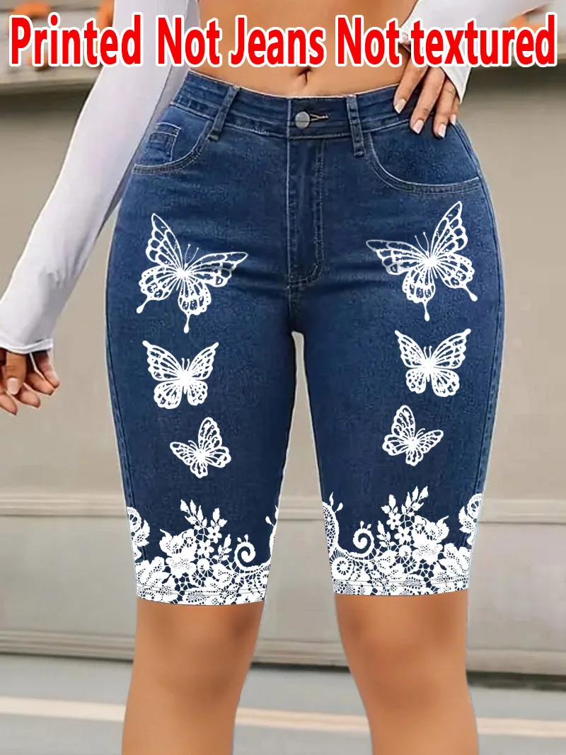 1362 [Leggings Estampadas - Não é Tecido Imitação Jeans] Leggings Estampadas Sem Textura - Tecido Não Imitação Jeans, Estampa Floral Feminina