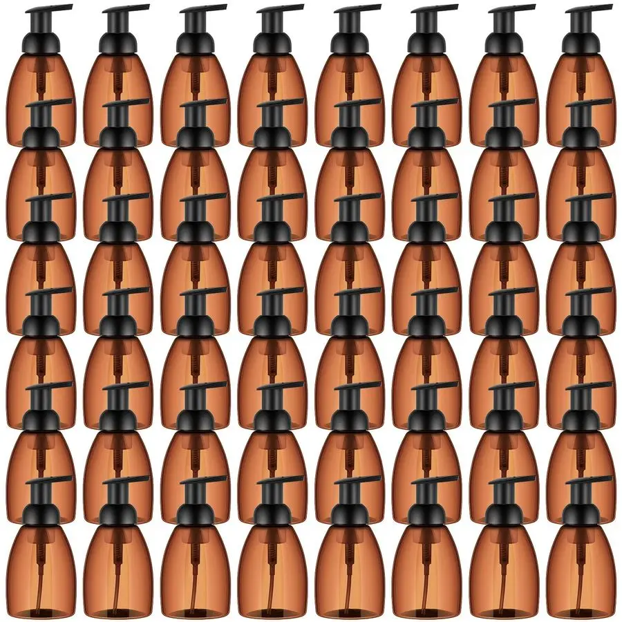 

48 Pieces 8oz Foaming Soap Dispenser Refillable Foaming Pump Bottles Bulk Travel Hand Soap Dispenser Plastic Press Bottles Empty