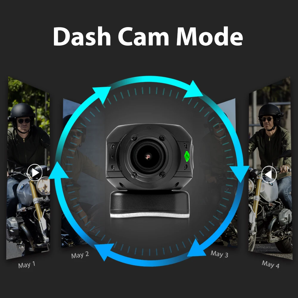 Drift Ghost XL Sport Action Camera 1080P WiFi 9 Hours Battery Life IPX7 Waterproof Wearable Live Stream Vlog Motorcycle Bicycle,Sport Action DV, APP Control,Perfect for motorcycles, mountain bikes, e-bikes, skateboards and all outdoor riding sports