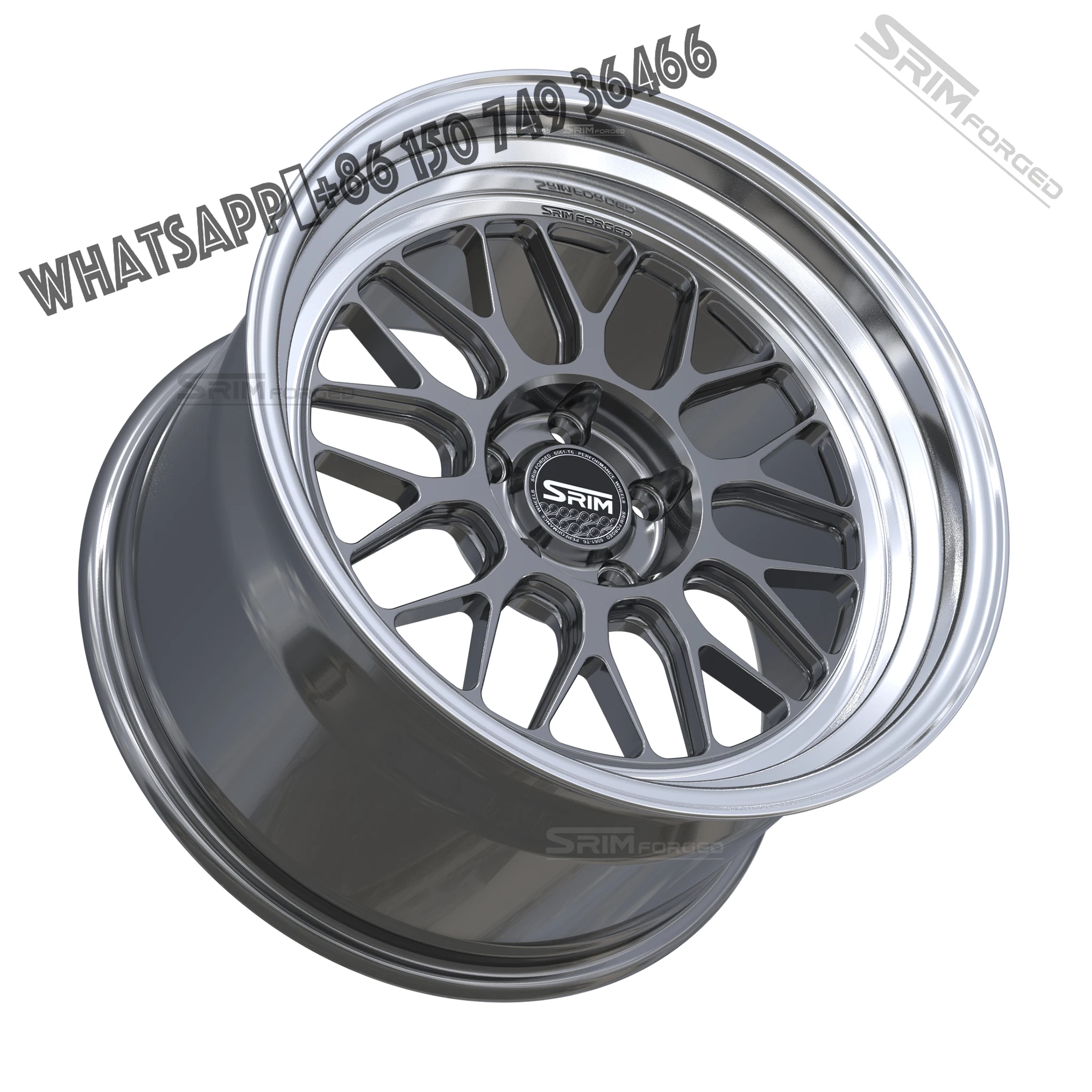 

SRIM Hot Sale 1 Piece 18inch 5x120 5x112 Aluminum Alloy Rim Forged Wheel for LM LMR ML10 GT BMW E92 M3 M4