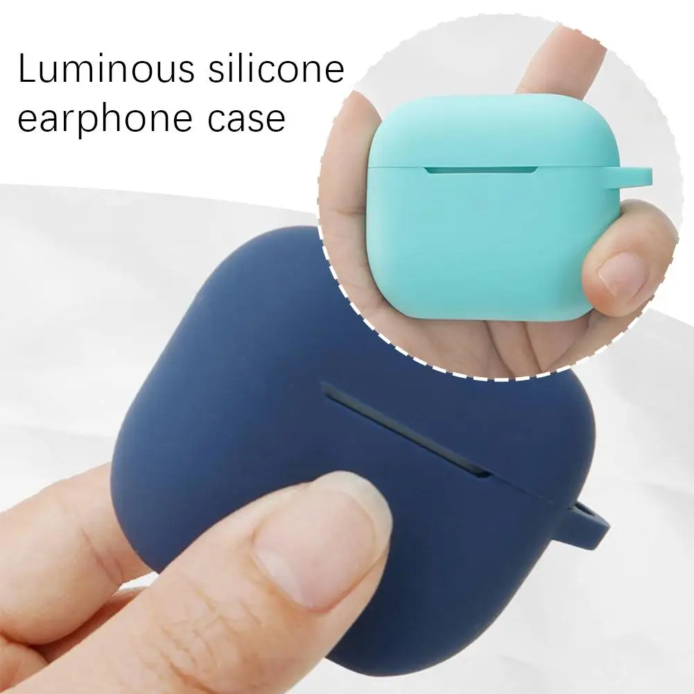 New Luminous Silicone For 4 Gen Wireless Bluetooth For 4 Glowing Cover Earphone For Air Pod N7m8