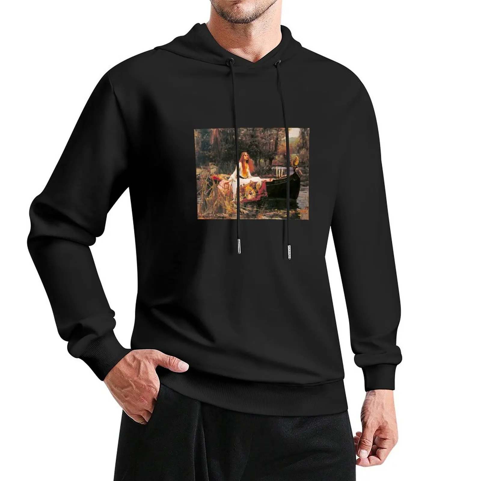 John William Waterhouse - The Lady of Shalott Pullover Hoodie streetwear men pullover