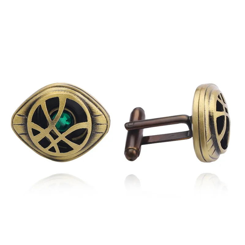 Men's Marvel Doctor Strange Eye Of Agamotto Cuff Links Superheroes Design For Men Wholesale