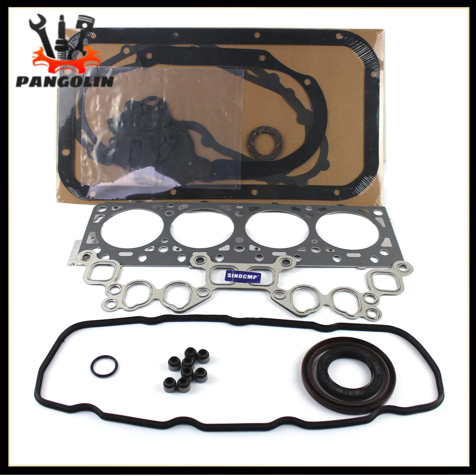 Juego completo de juntas de motor K21 K25 para Nissan LPG TCM CAT, carretilla elevadora 10101, componentes de motores, kits de reconstrucción de motor, piezas de motor