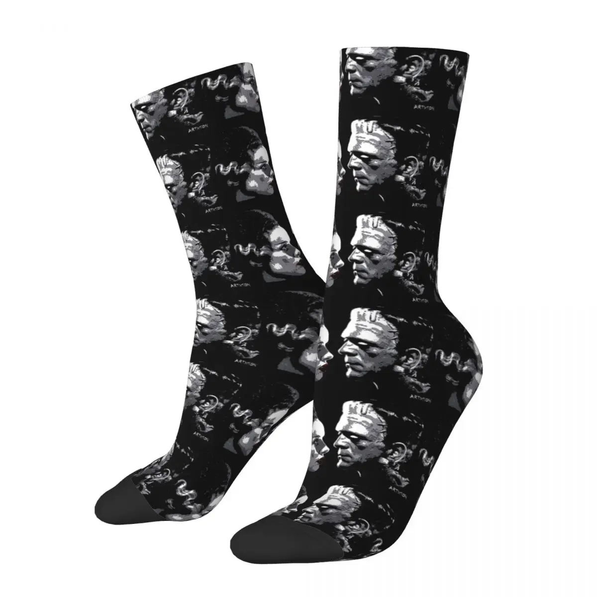 For The Love Of Frankenstein Unisex Winter Socks Outdoor Happy Socks Street Style Crazy Sock