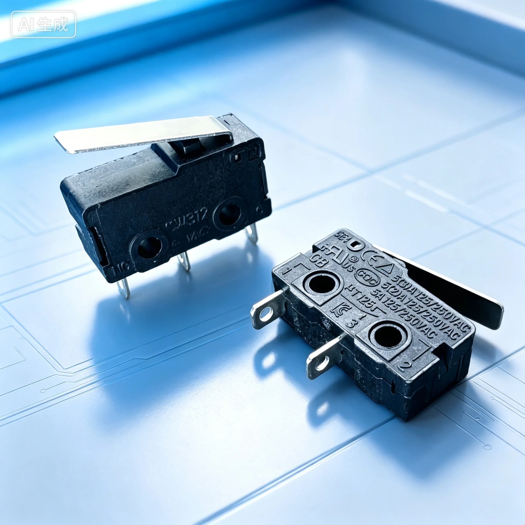 Lever for SW312 Micro Switch 2Pin NO 5A 250VAC  50pcs