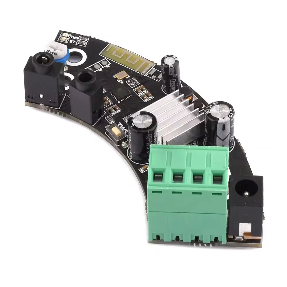 Поддержка функции TWS, двухканальный потолочный аудиоусилитель Bluetooth 2*40 Вт, 9-24 В постоянного тока, аудиовход AUX