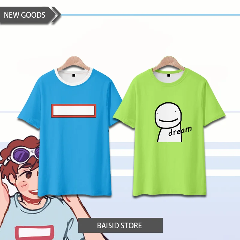 TOMMYINNIT Tim Impian Smp Merch Musim Panas Gaya Keren Anime Harajuku T-shirt Wanita/Pria Atasan Lengan Pendek Kaos Oblong Pria