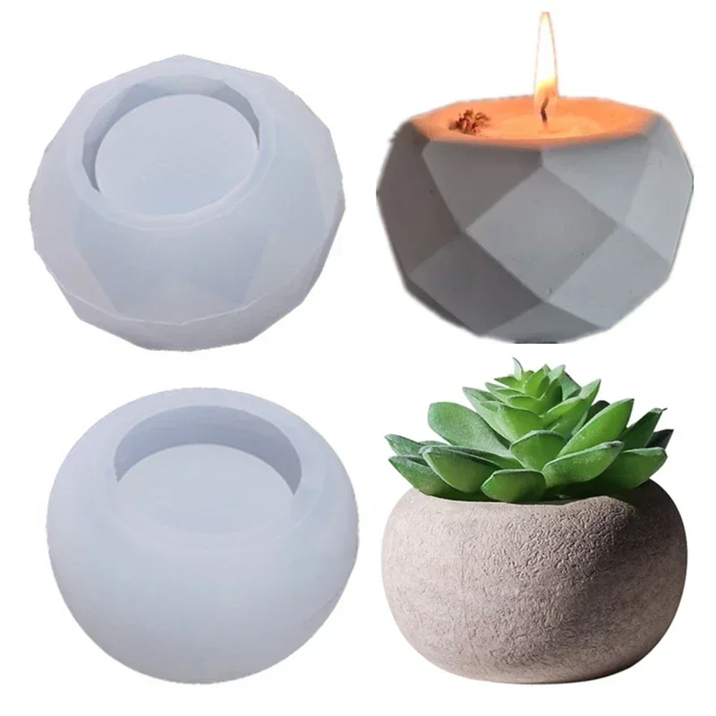 Formy silikonowe w kształcie garnka DIY rzemieślnicze formy do odlewania żywicy na pojemnik na długopisy Home Decor UV żywica epoksydowa Coaster forma na świecę