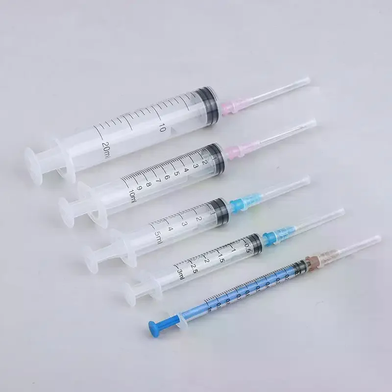 5PCS Glue Applicator Syringe With Blunt Tip Needle And Cap, For Liquid, Glue, Ink, Perfume, Lip Gloss Making High Quality