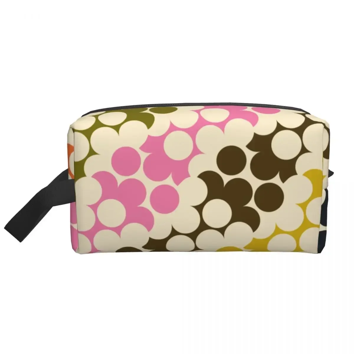 Custom Print Puzzle Flower Multi Classic Orla Kiely Cosmetic Bag Women Big Capacity Makeup Case Beauty Storage Toiletry Bags