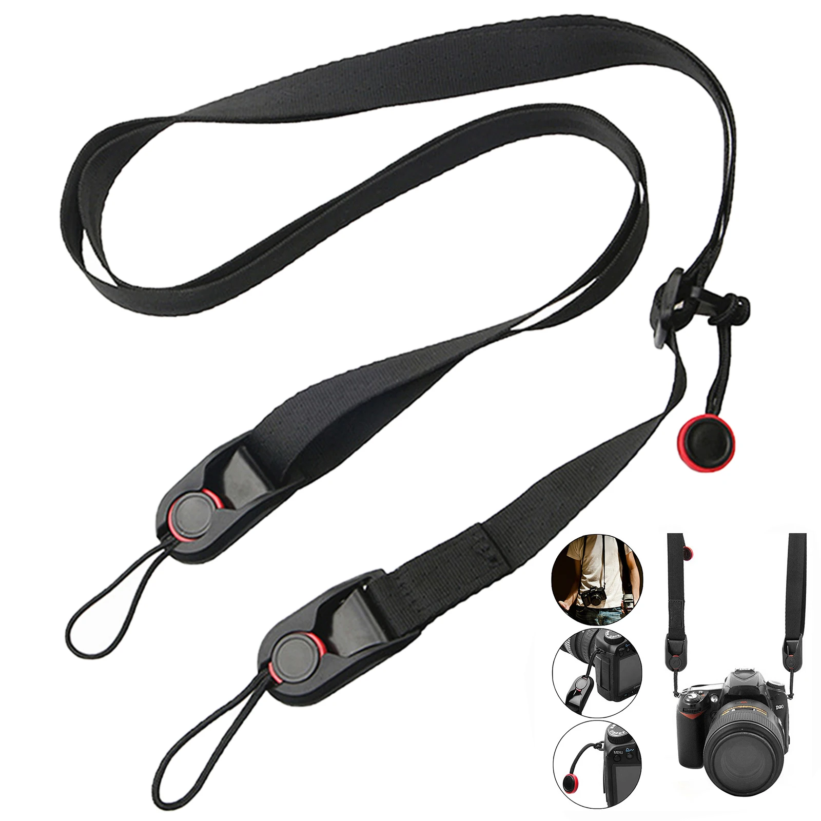 Multi-Function Adjustable Shoulder Neck Strap Lanyard for SLR GoPro Camera