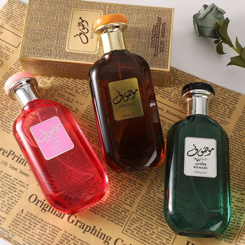 100 ml Original hochwertiges Dubai MOUSUF arabisches Herrenparfüm, langanhaltender Duft Köln für Männer und Frauen, leichter Duft