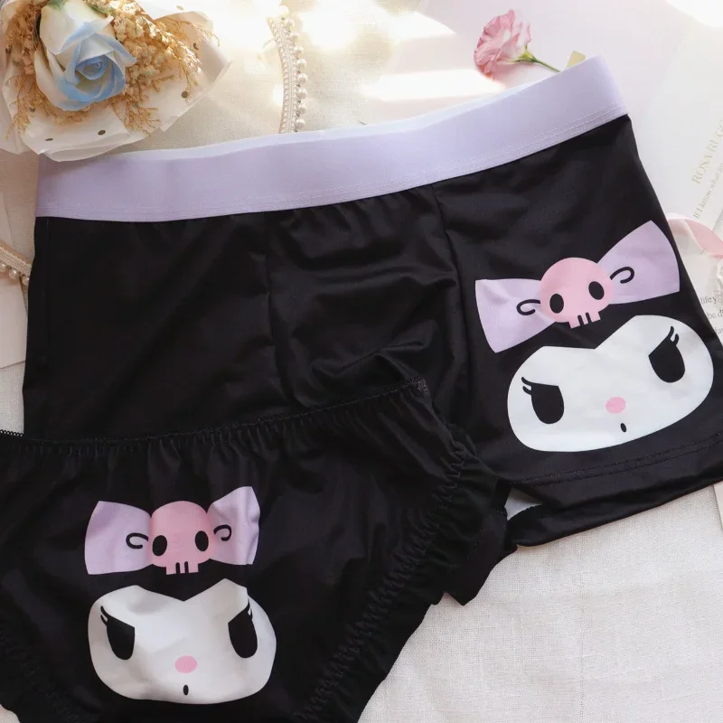 Sanrio Cinnamoroll Kuromi 2023 new couple underwear cute sweet kawaii fashion underwear for boyfriend Anime Peripherals