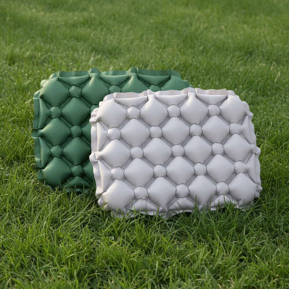 Foldable Inflatable Seat Cushion Moisture-proof Space-saving Car Seat Cushion Water Resistant Lightweight Camping Sitting Pad