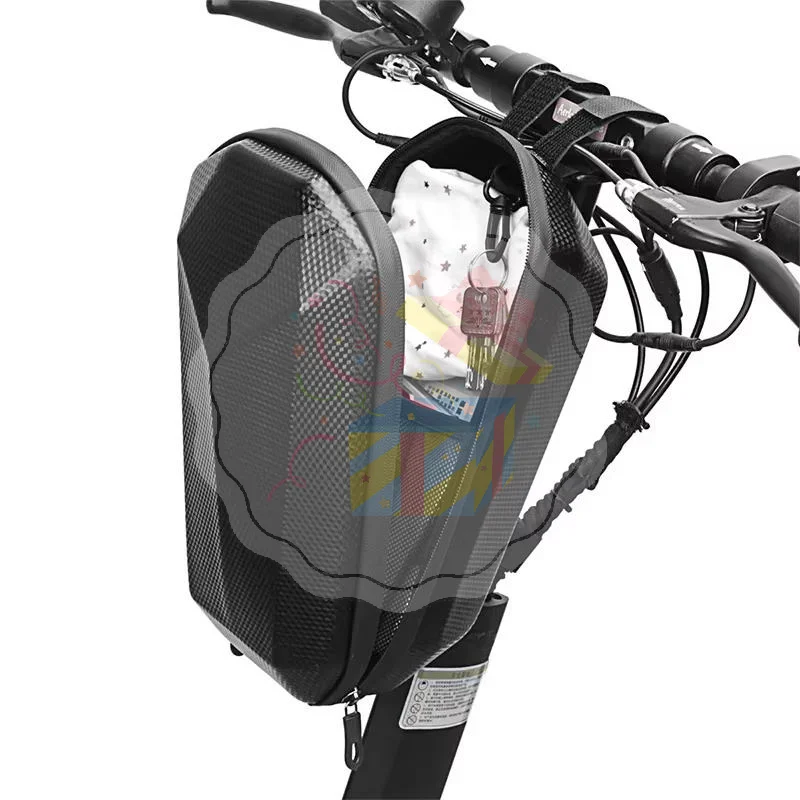 Waterproof EVA Electric Scooter Front Hanging Bag Scratch Resistant Bicycle Storage Pouch for Commute Short Travel