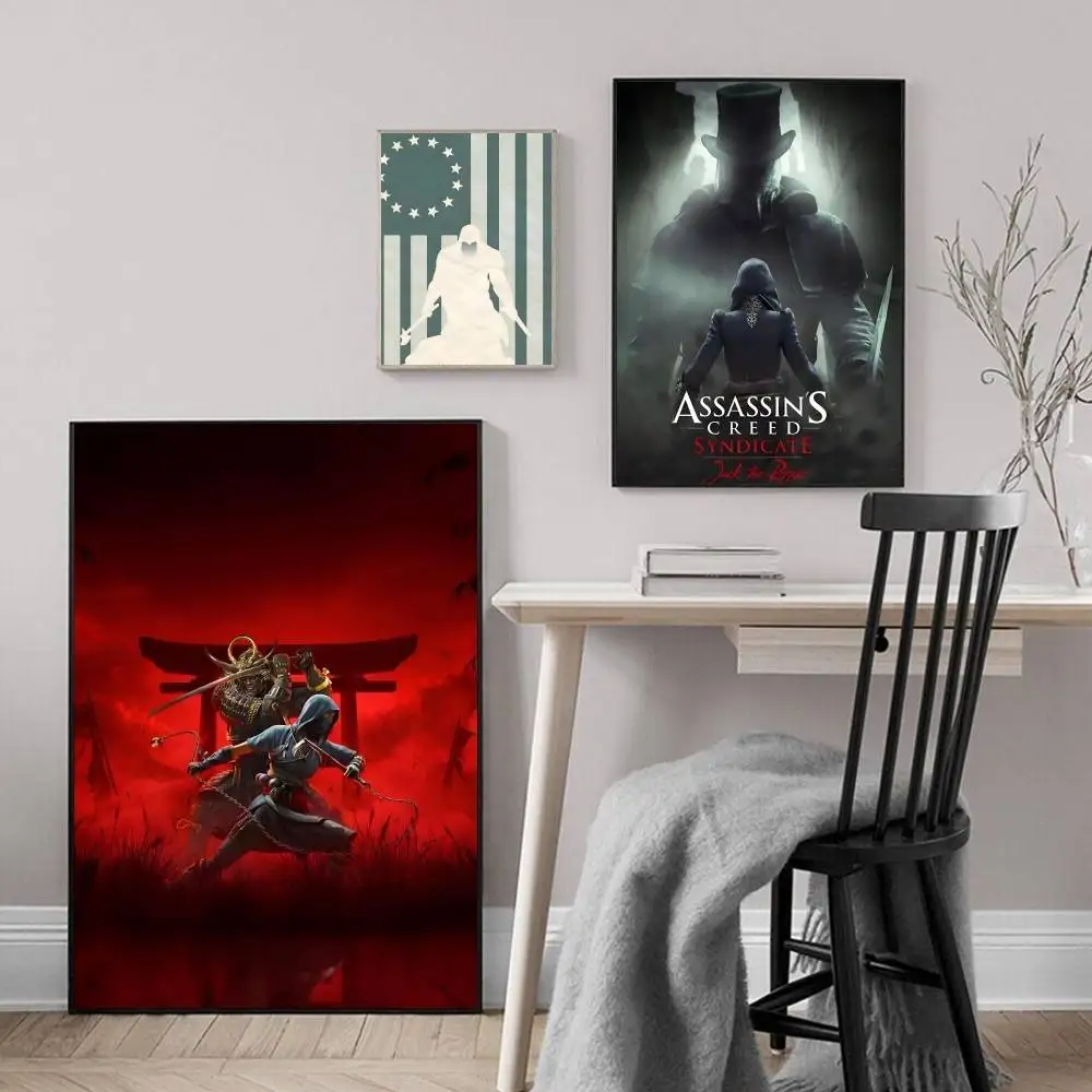 A-القتلة العقيدة ملصق HD الملصقات غرفة المنزل بار مقهى ديكور الفن طلاء جدران صورة #2