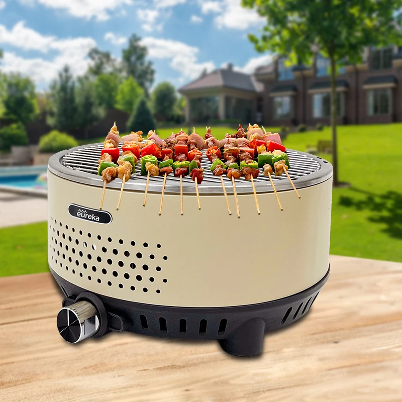 

Portable Stainless Steel BBQ Grill Modern Home Gas/Charcoal Barbecue Grilled for Camping Commercial Use