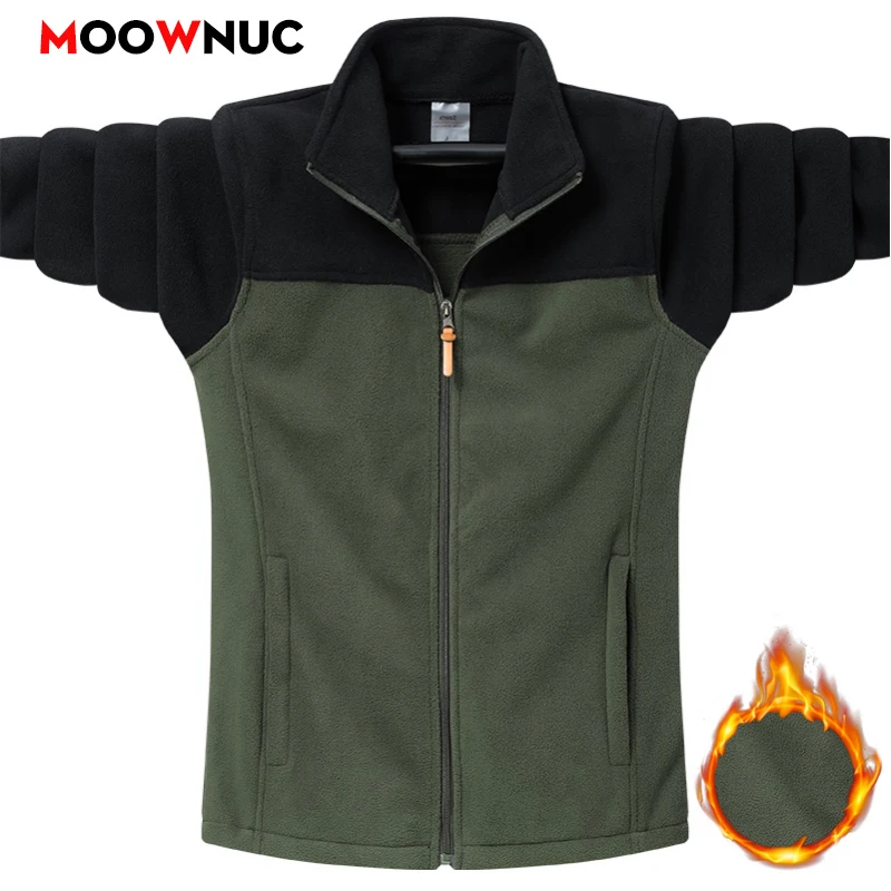 

Men Clothing Men's Fleece Lined Hooded Sweatshirt Casual Streetwear Hip Hop Cardigan Sweater Autumn Winter Hoodie Men Thick