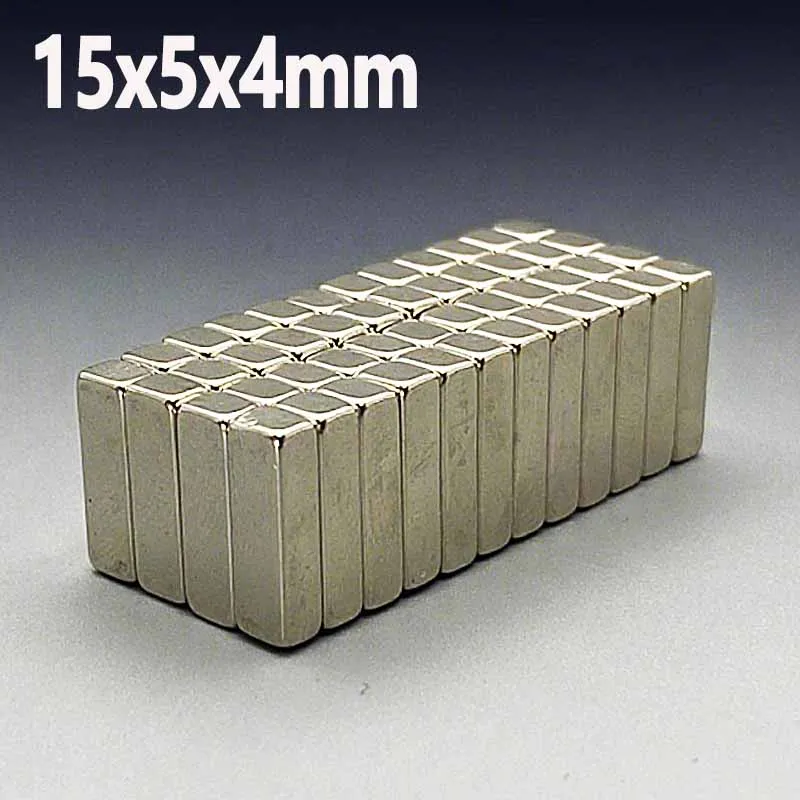 15x5x4mm Magnet Craft Refrigerator Office Kitchen Garage Magnet 5/10/20/50/100/200pcs Block Square Shape 15*5*4mm Accessory