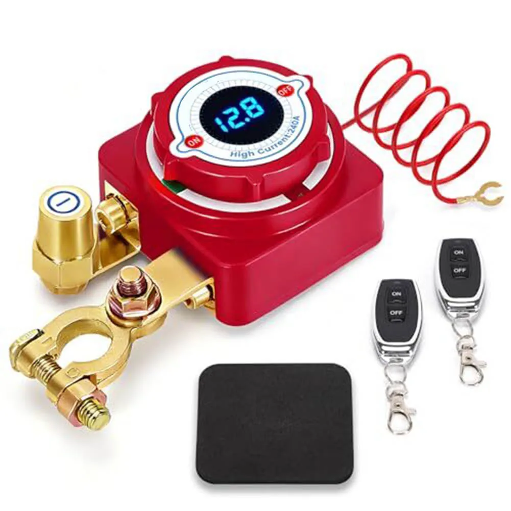 

Высокопроводящий выключатель-изолятор для аккумуляторов с серебряными контактами, 240А, 12В, для электрических систем постоянного тока 5-80В