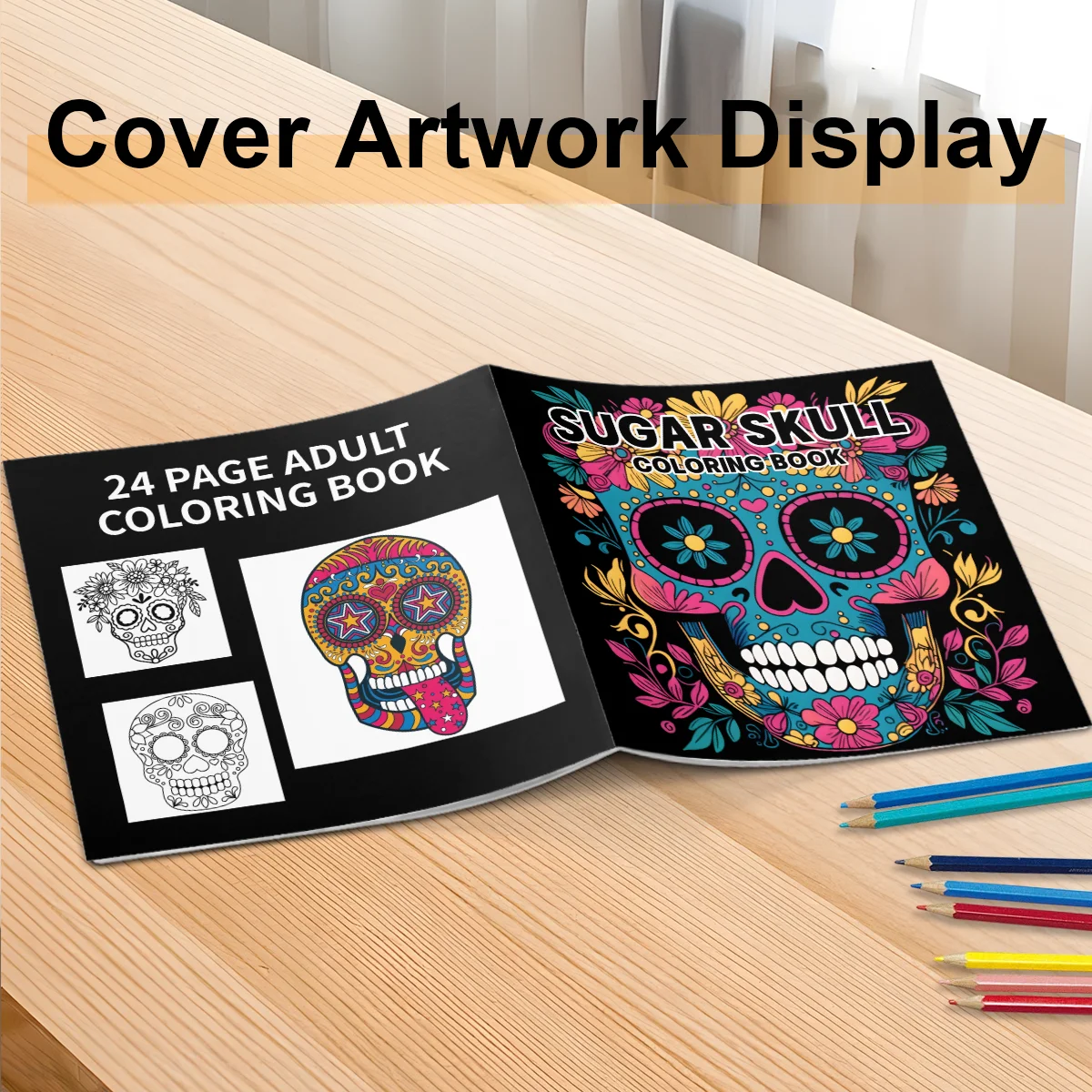Adult Picture Book: Skull-Themed Coloring and Doodle Art for Unique Designs and Creative Expression