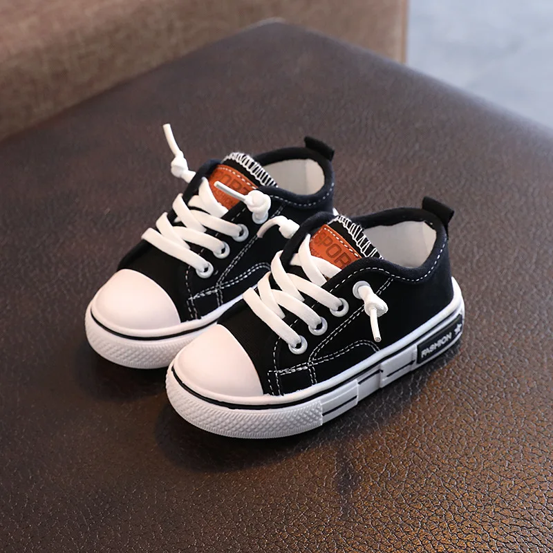 New Brand Kids Canvas Sneakers for Toddler Sport Casual Shoes Fashion Breathable Children Flats Canvas Shoes Boys Girls Loafers