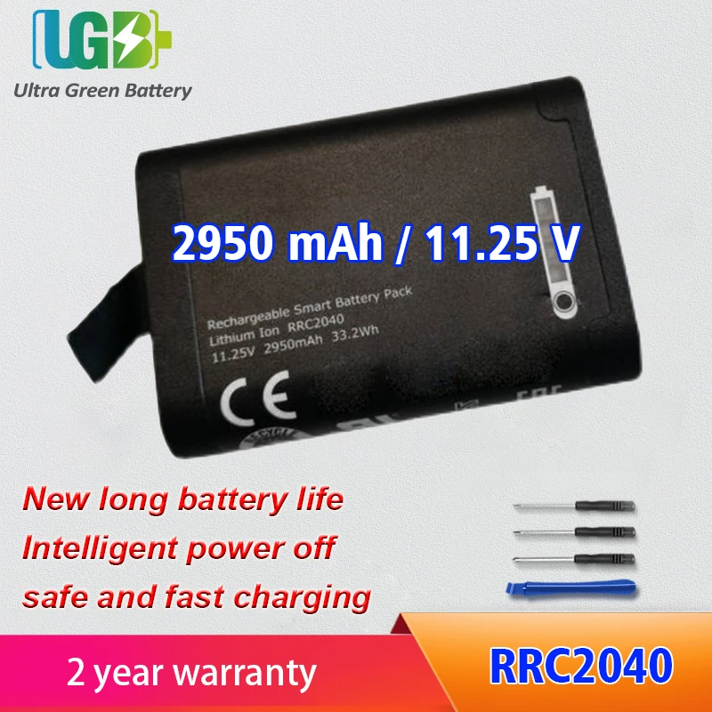 UGB New RRC2040 Battery For RRC RRC2040 Industrial Controller Battery Pack 11.25V 2950mAh