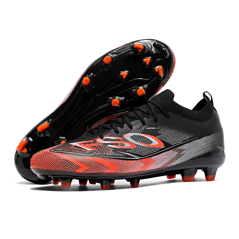 

2025 Football Shoes Professional Football Shoes Tf Broken Nail Adult Low-Tops Outdoors Training Specific Shoes Teenagers Wear Re