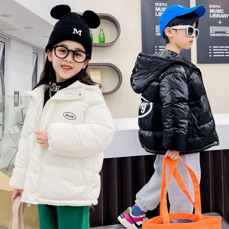 2-12 Years Girls Boys Down Parkas Jacket High Quality Kids Thick Warm Hooded Outerwear Baby Coats Winter Children Warm Jackets