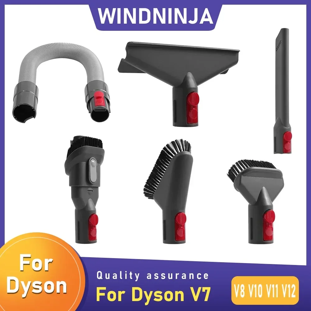Brushes Nozzle Replacement for Dyson V7 V8 V10 V11 V12 V15 G5 Vacuum Cleaner Accessories Part Long Nozzle Bristle Brush Tool Kit