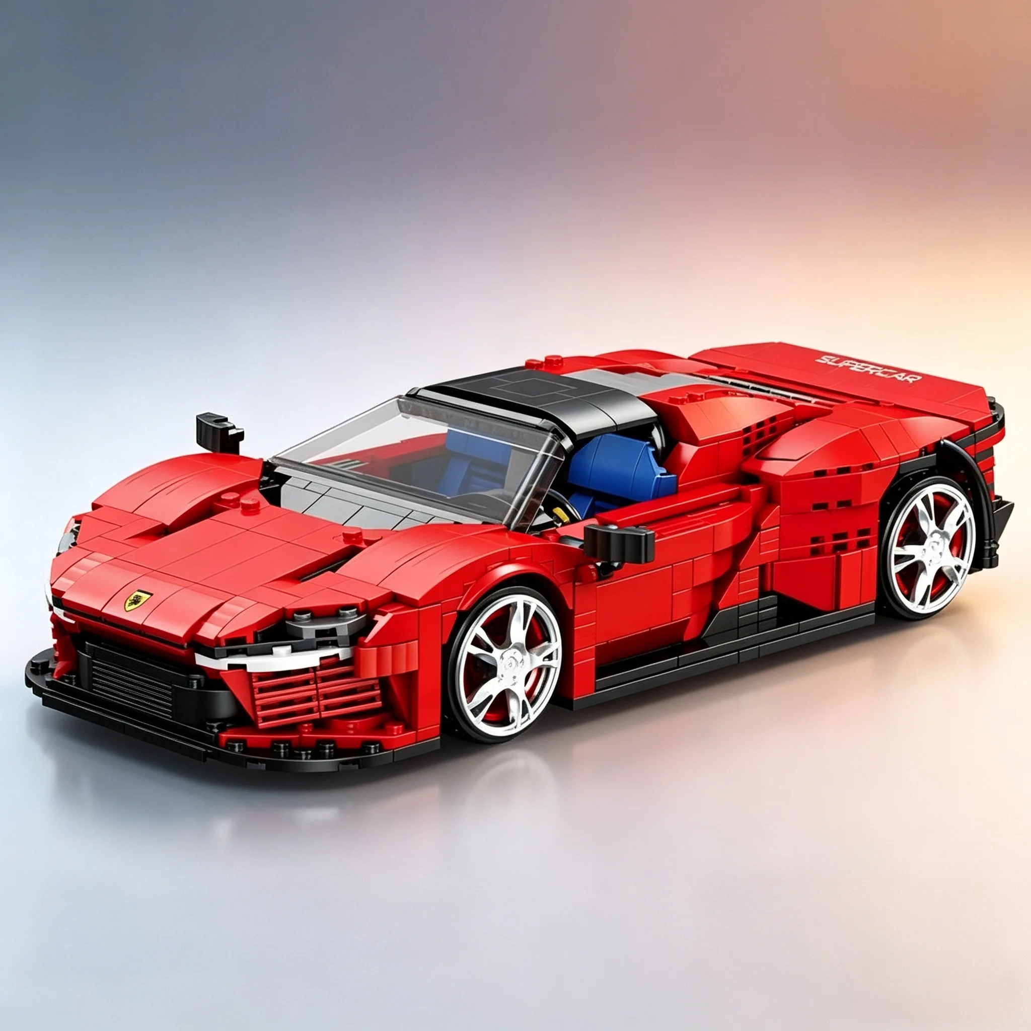

Конструктор «Красный спортивный автомобиль Daytona SP3» (1069 деталей) – Гоночная машина, игрушка для сборки, праздничный подарок, украшение для рабочего стола