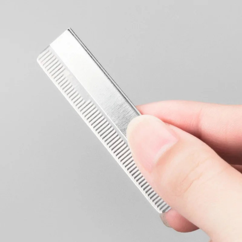 10/100 Pcs Makeup Artist Special Stainless Steel Eyebrow Razor Blade Disposable Eyebrow Trimmer Embroidery Ripple Blade