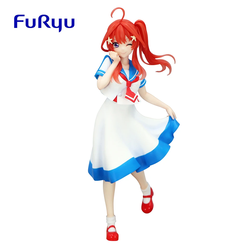 Original FuRyu TTI The Quintessential Quintuplets Nakano Itsuki PVC Anime Figure Action Figures Model Toys