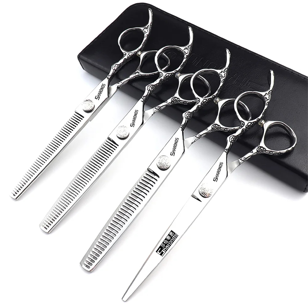 Professional Hairdressing Scissors 6 Inch Barber Specificlied Thinning Shears Hairdresser Dedicated Hair Salon Cutting Tools