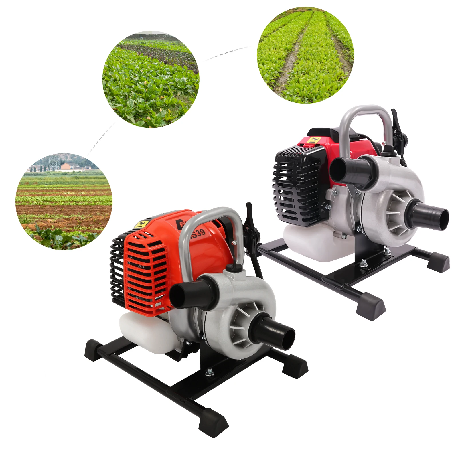 Pompe de transfert d'eau de pompe à eau de 4 temps/2 temps 1,5 pouces