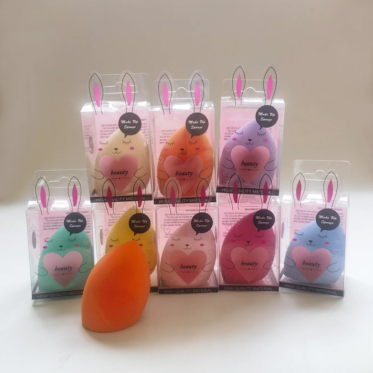 Mélangeur de maquillage professionnel, éponge à usage humide et sec, fond de teint, correcteur, mélangeur, outils de maquillage bouffants cosmétiques, vente en gros