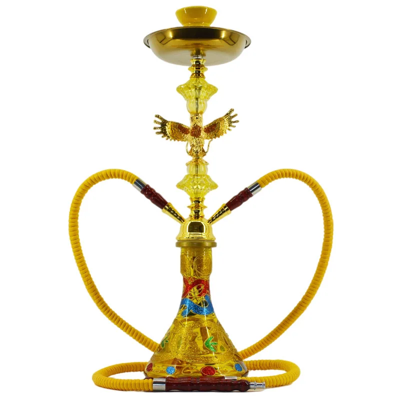 Arab Eagle Glass Shisha Hookah Set Water Pipe With Hose Bowl Tongs Cachimba Nargile Sheesha Narguile Chicha Hookah Shisha Pipe