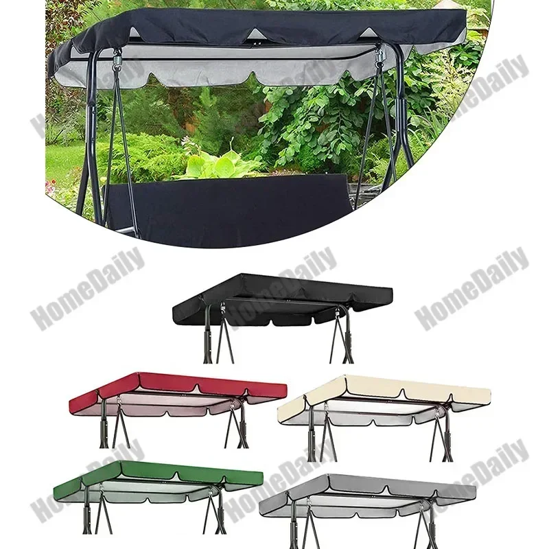 

1pcs Outdoor Swing Chair Awning Outdoor Balcony Swing Chair Hammock= Canopy Roof Cover Courtyard Waterproof Swing Sunshade