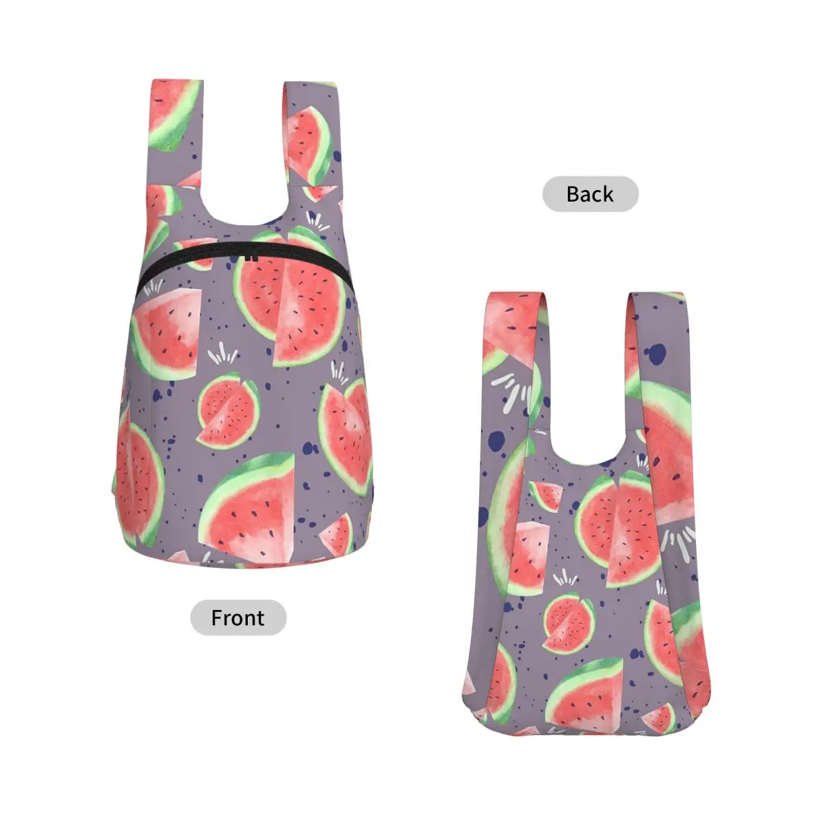 Watermelon Summer Print Backpack Student Storage BookBag Children School Bag Computer Shoulder Bags for Boys Girls