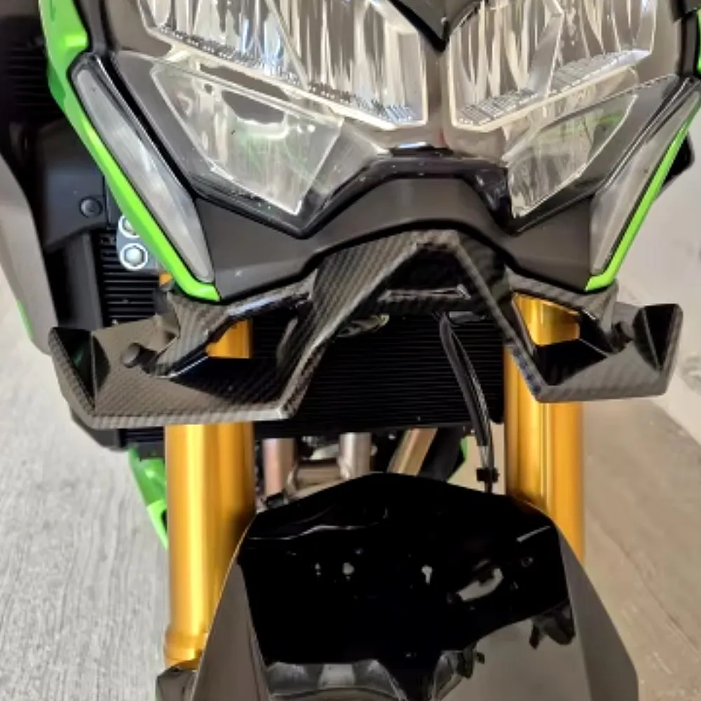 

Z900 Motorcycle Accessories Front Spoiler Winglet Aerodynamic Wing Spoiler For Kawasaki Z900 SE Z 900 2020 2021 2022 2023 2024