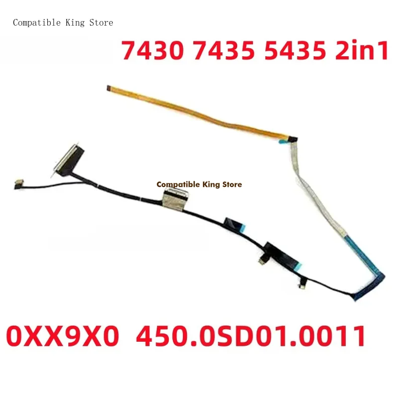 X LCD EDP Screen Display Cable 30PIN for Dell Inspiron 14 7430 7435 2-in-1 Series 0XX9X0 CN-0XX9X0 450.0SD01.0011