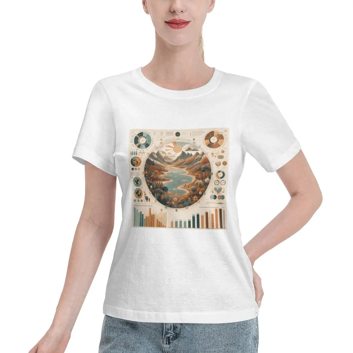 No Shrink Climate Crisis Earth S Heating Emergency 2 Women's T-shirt Casual Dating Solid Color Tee