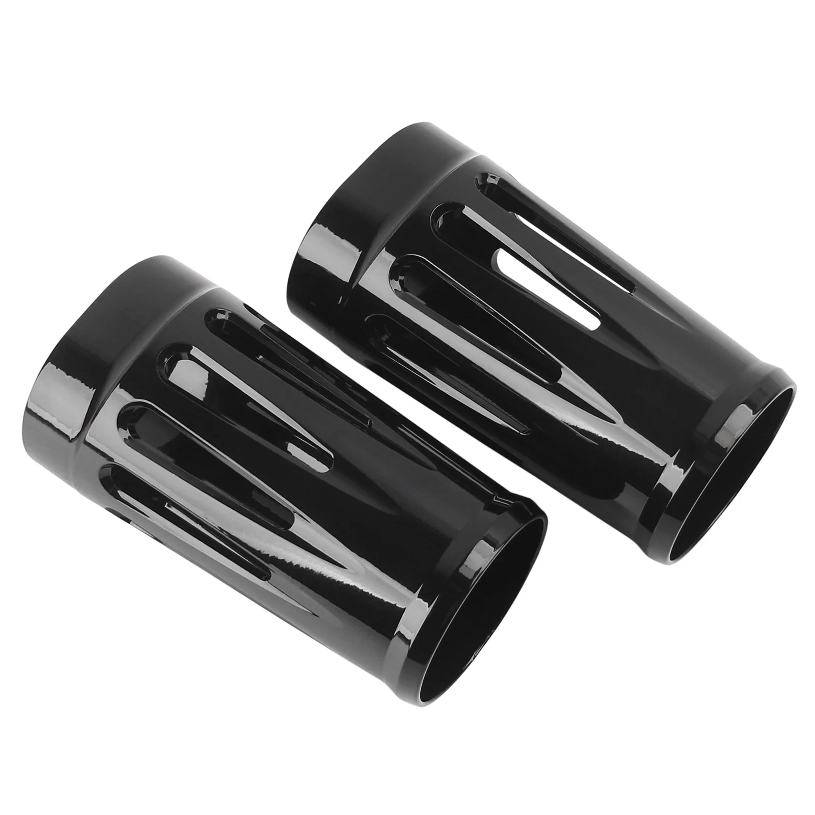 

Motorcycle Black CNC Aluminum Cut Fork Boot Slider Cover For 1986-2013 Harley Touring Electra Street Road Glide FLHR FLHX Trike