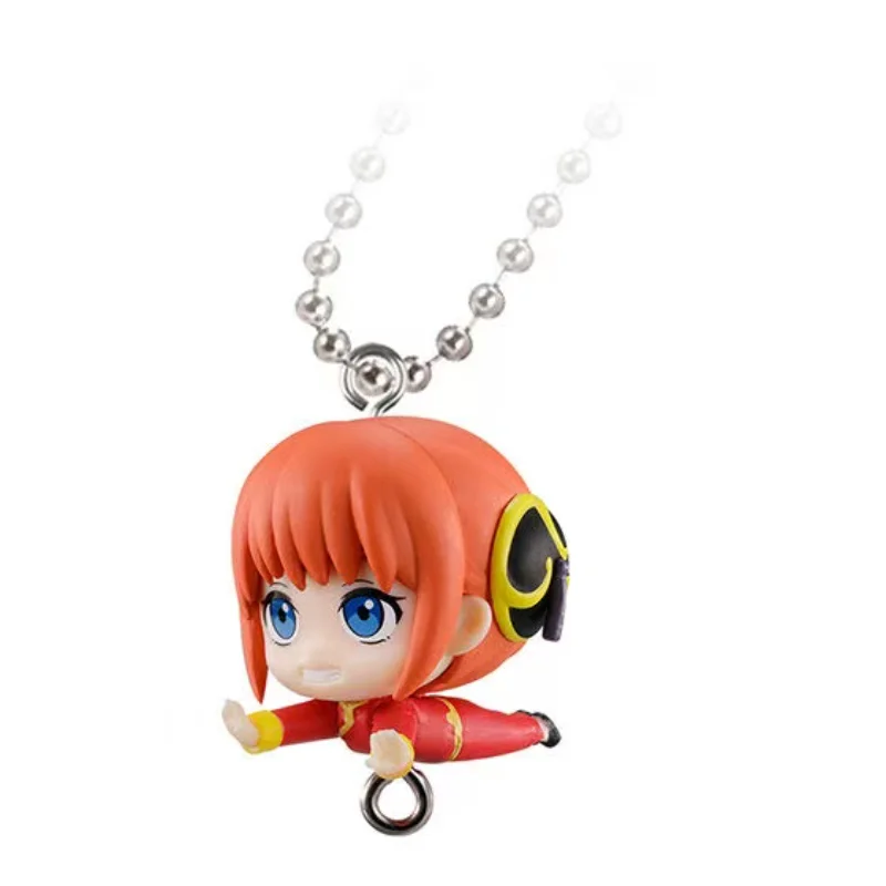 Bandai Original Gashapon Gintama Sakata Gintoki Figure Keychain